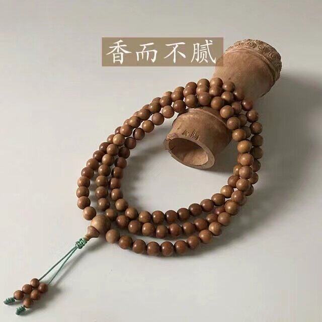老山檀香手串108颗印度佛