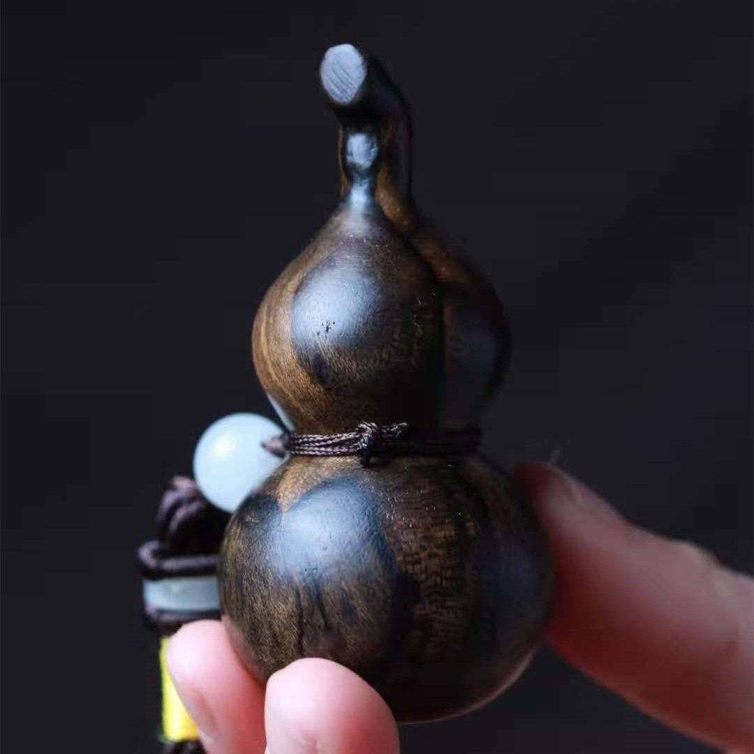 保真越南芽庄沉香素面葫