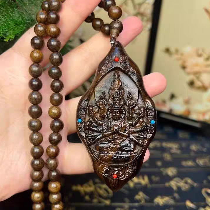 越南芽庄沉香木随形千手