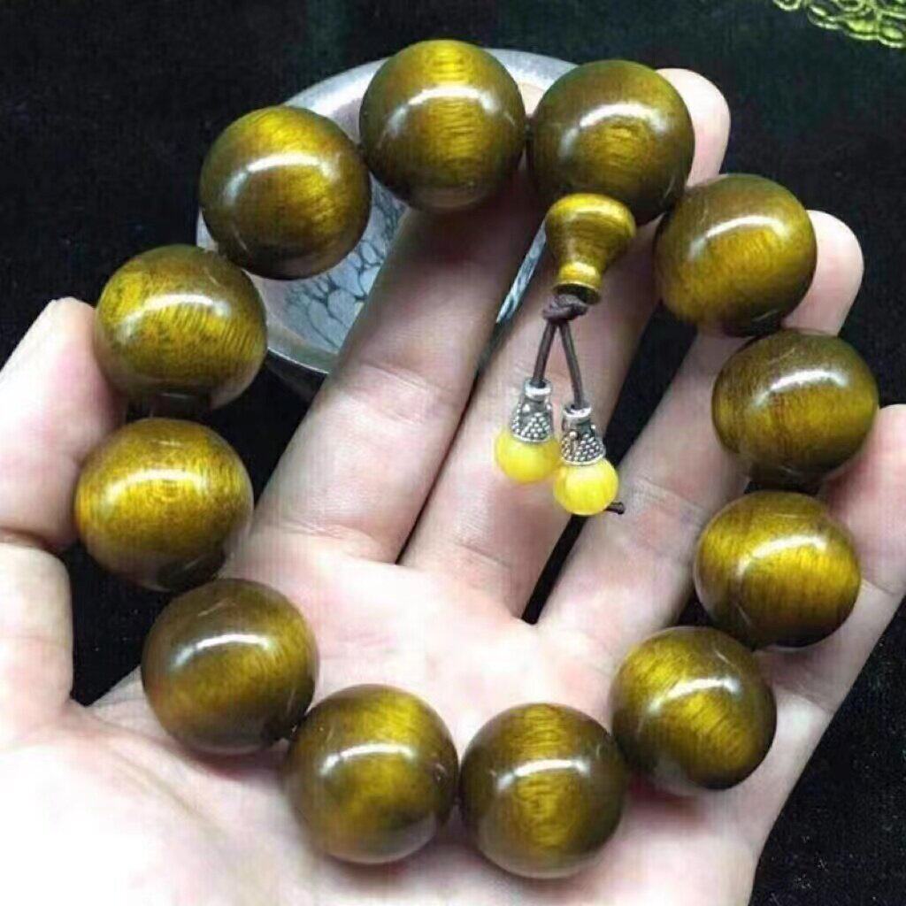 老料金丝楠木手串阴沉木