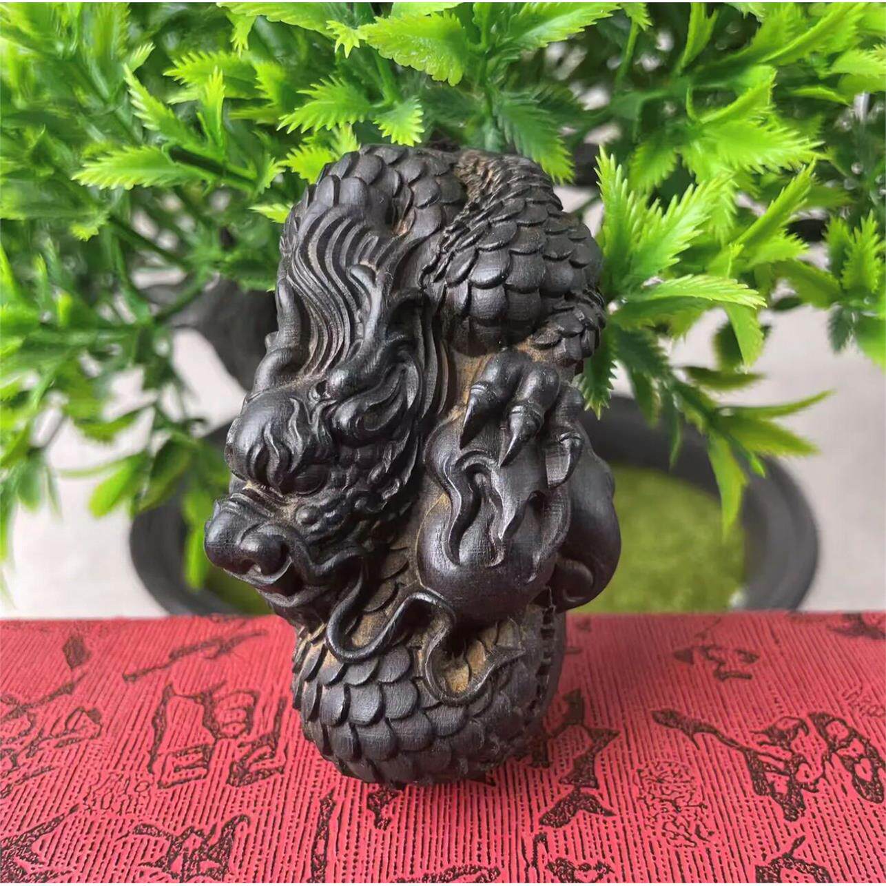 达拉干沉香盘龙戏珠大手