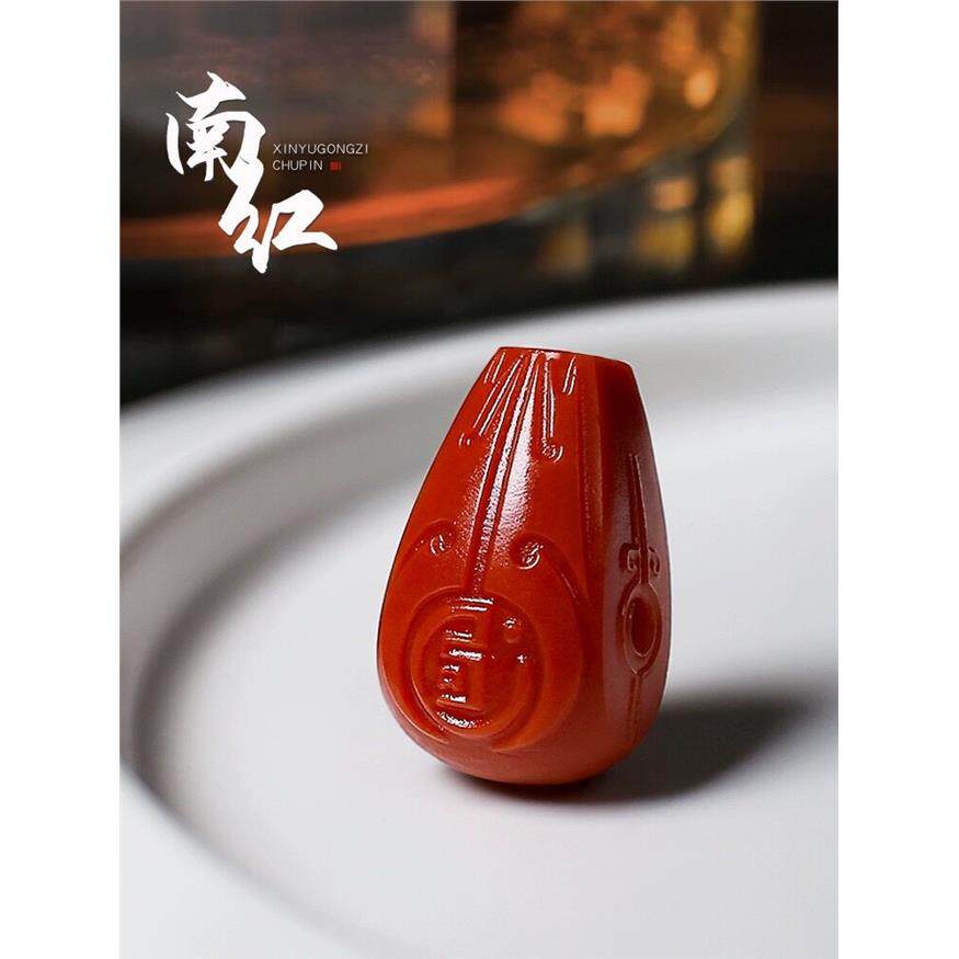 纯天然原矿南红玛瑙三通