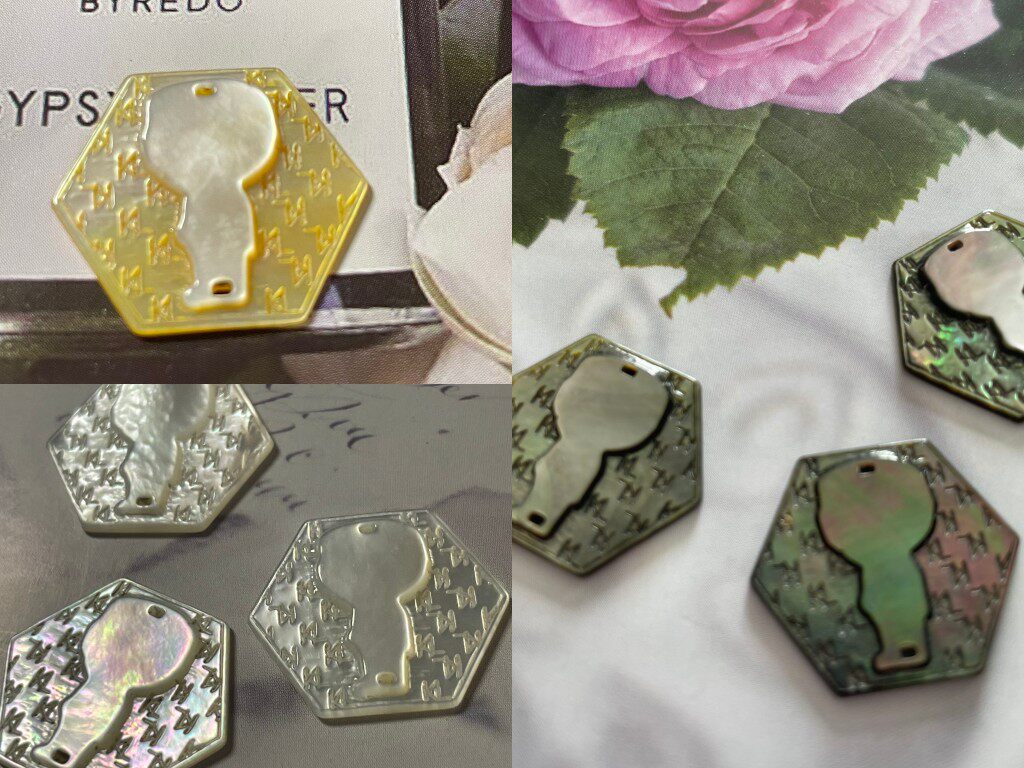 溢晶黑珍珠白珍珠母贝纽扣奢华精美高级服装辅料