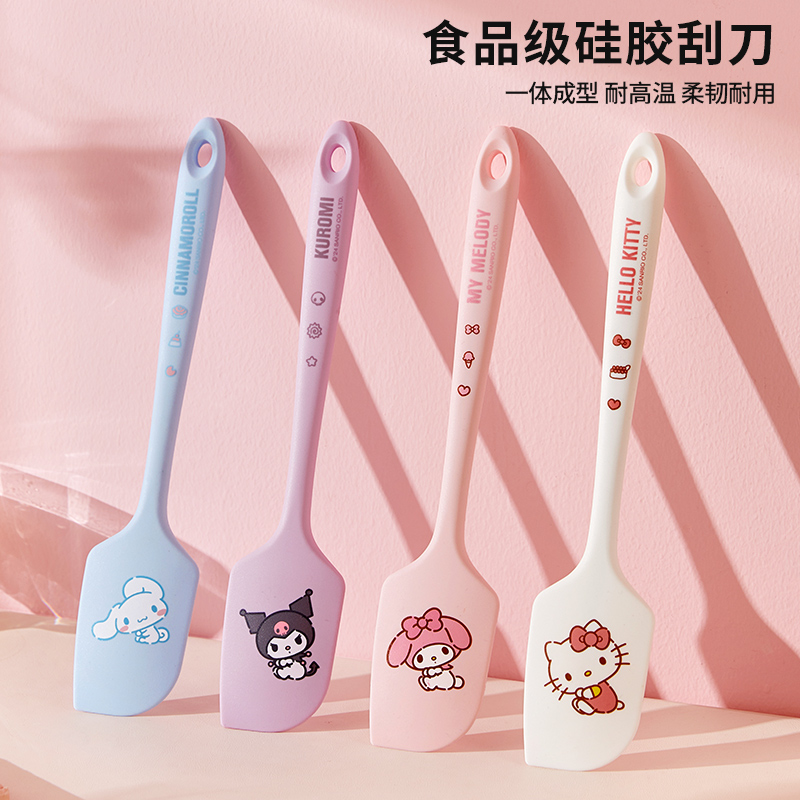 三丽鸥一体式硅胶刮刀烘焙