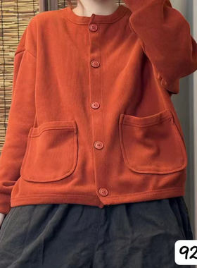 9222秋季新款不加绒开衫长袖外套女士休闲百搭宽松显瘦日常款上衣