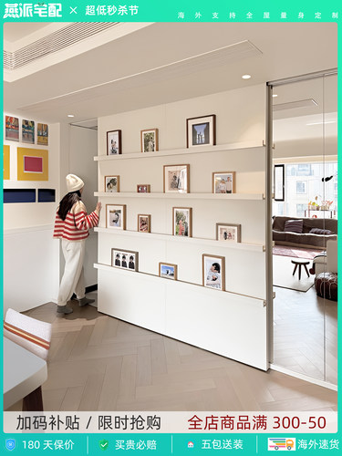 书架门定制室内门推拉门卧室隐形轨道卫生间厕所悬浮门吊轨平移门