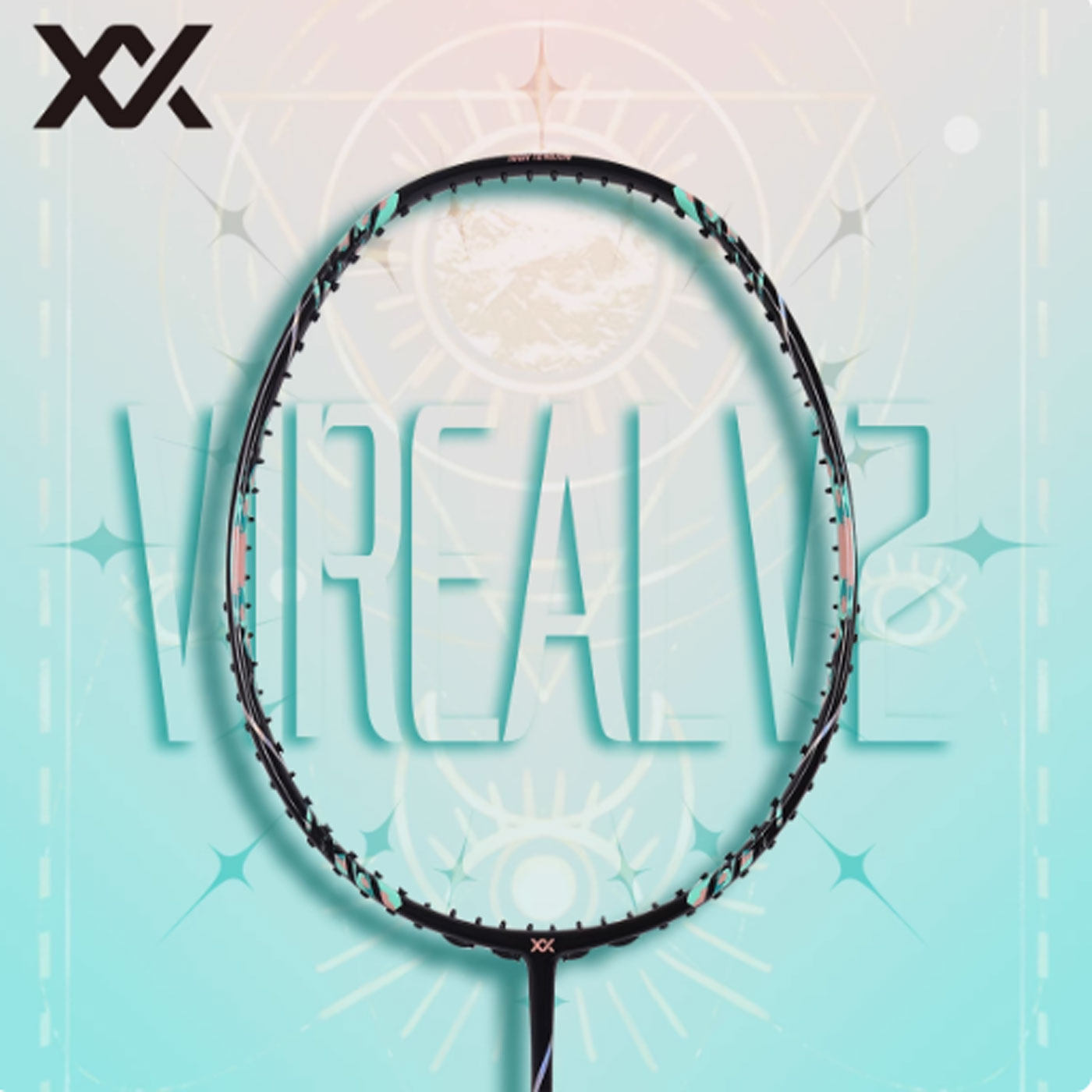 MAXX新款正品VIREALV2羽毛球拍5U耐用全碳素单拍进攻型专业