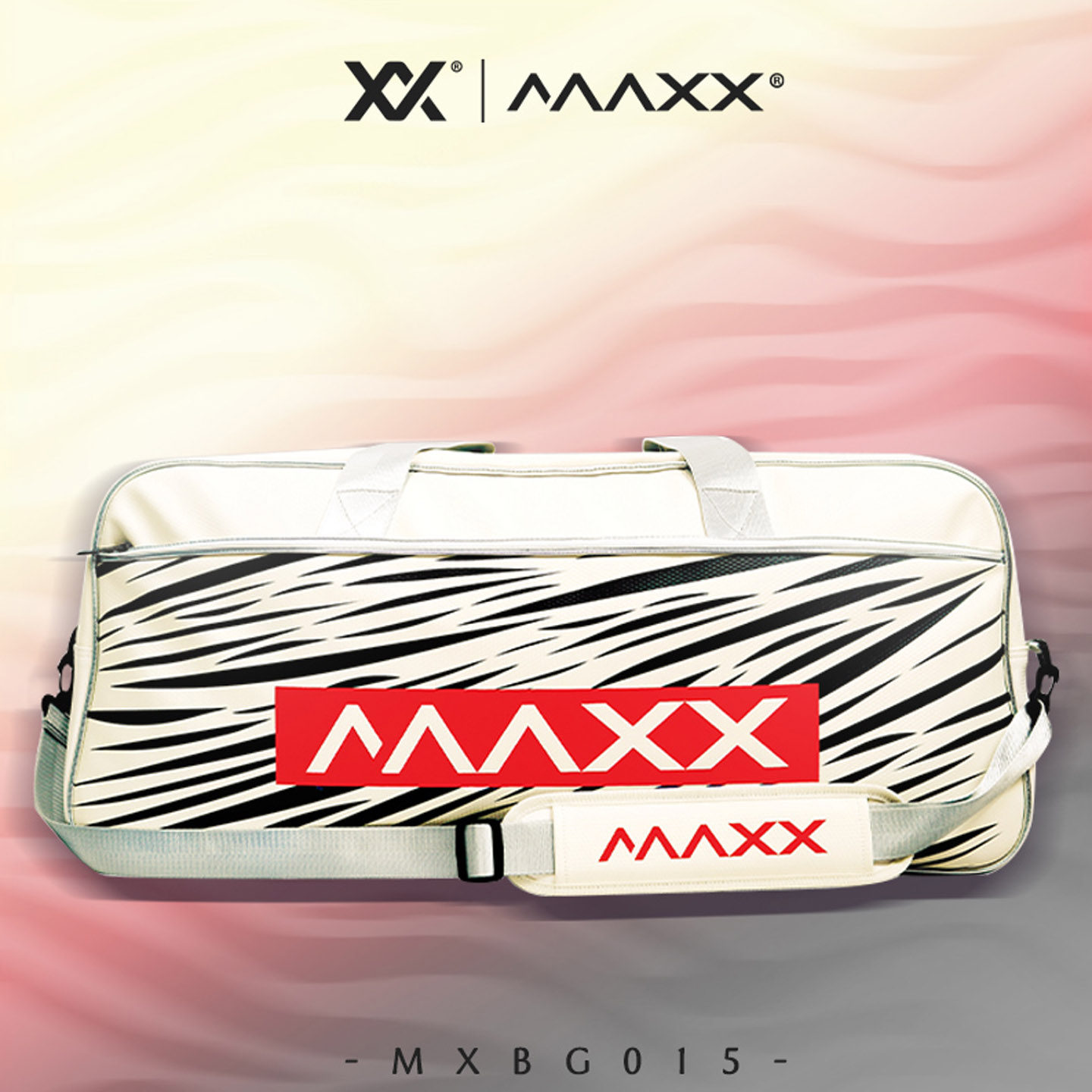 MAXX时尚复古国潮个性印花涂鸦羽毛球包学生潮流休闲便携球拍包