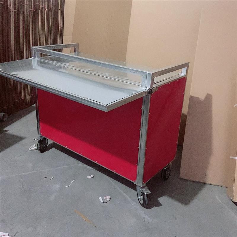 多功能可折叠摆摊车移动摆地摊小推车户外夜市流动餐车网红小吃车