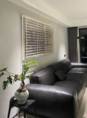 沙发客厅2025新款夏图大黑牛大直排沙发宽座头层真皮简约组合沙发