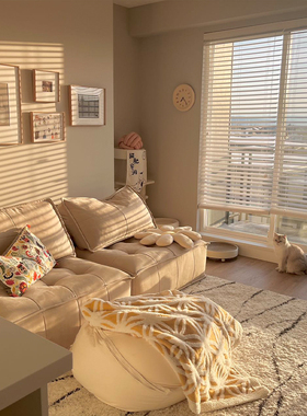 皮埃蒙特沙发客厅2025新款意式极简豆腐块沙发小户型沙发懒人沙发