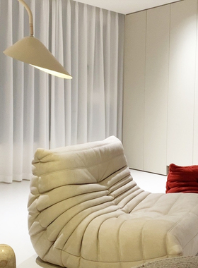 毛毛虫沙发客厅2025新款卧室懒人沙发小户型家具休闲轻奢布艺沙发