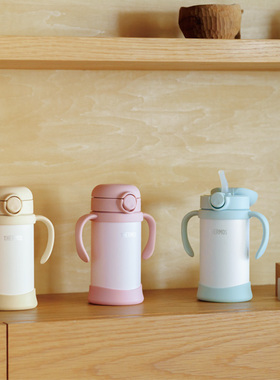 2025新款日本膳魔师儿童吸管杯宝宝水杯迪 士尼限量版保温杯FJT25