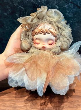 SP光织园沐木娃衣冬日乐章适用于泡泡玛特衣服高定珍珠重工头发饰