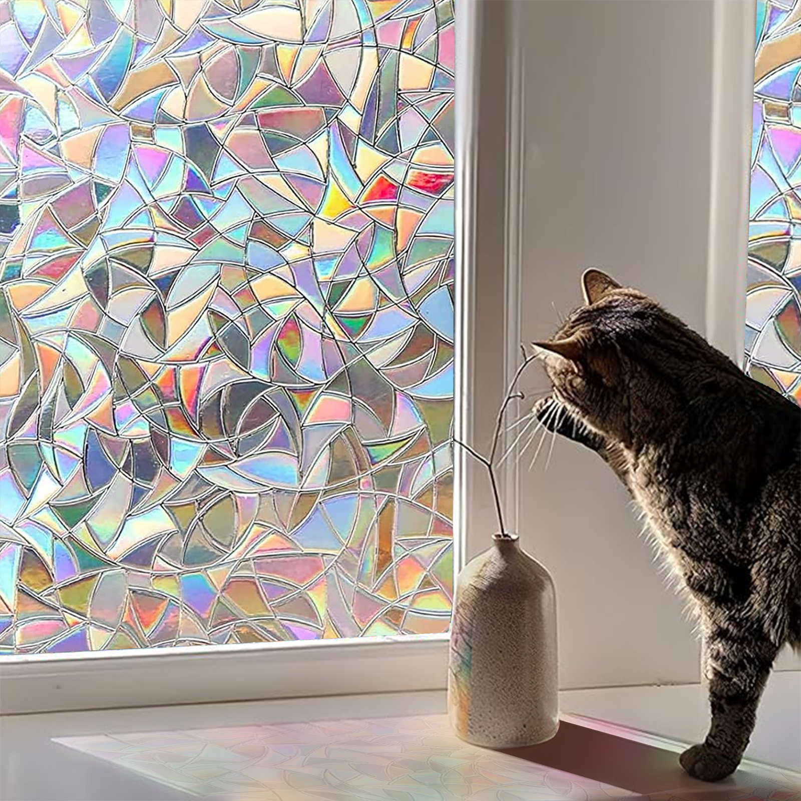 磨砂窗户贴纸透光不透明装饰窗花