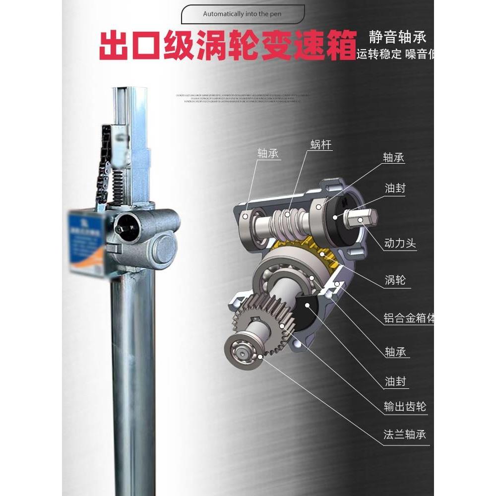 木工吊顶神器石膏板埃特板升降机杆不锈钢装修天花板封板手摇支架
