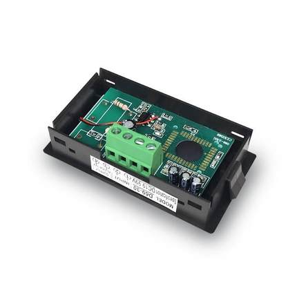 0-12V24V120V600V直流数显电压表表液晶显示8-12V隔离供电D69-30*