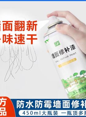墙面自喷漆白色乳胶漆防潮防水防霉腻子粉家用内墙修补膏翻新神器
