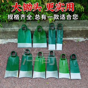 大锄头加厚全钢绿锄木柄挖笋长柄锄种菜种花除草农用挖土翻地锄头