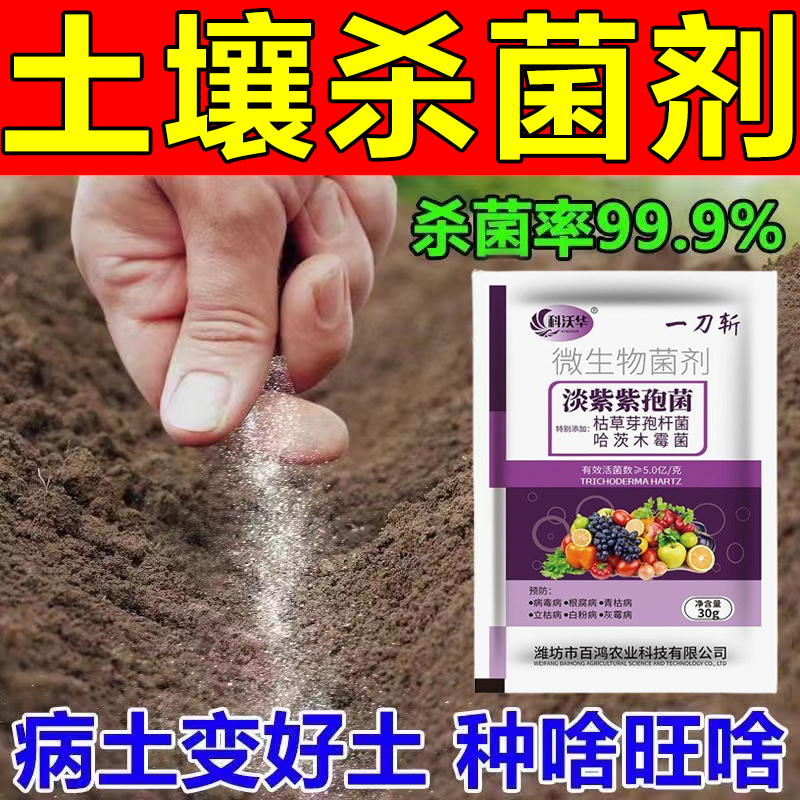 200％有效】土壤杀菌杀虫消毒剂蔬菜月季兰花白粉叶黑斑病菌立清