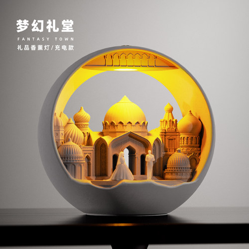 结婚礼物香薰小夜灯节日礼品