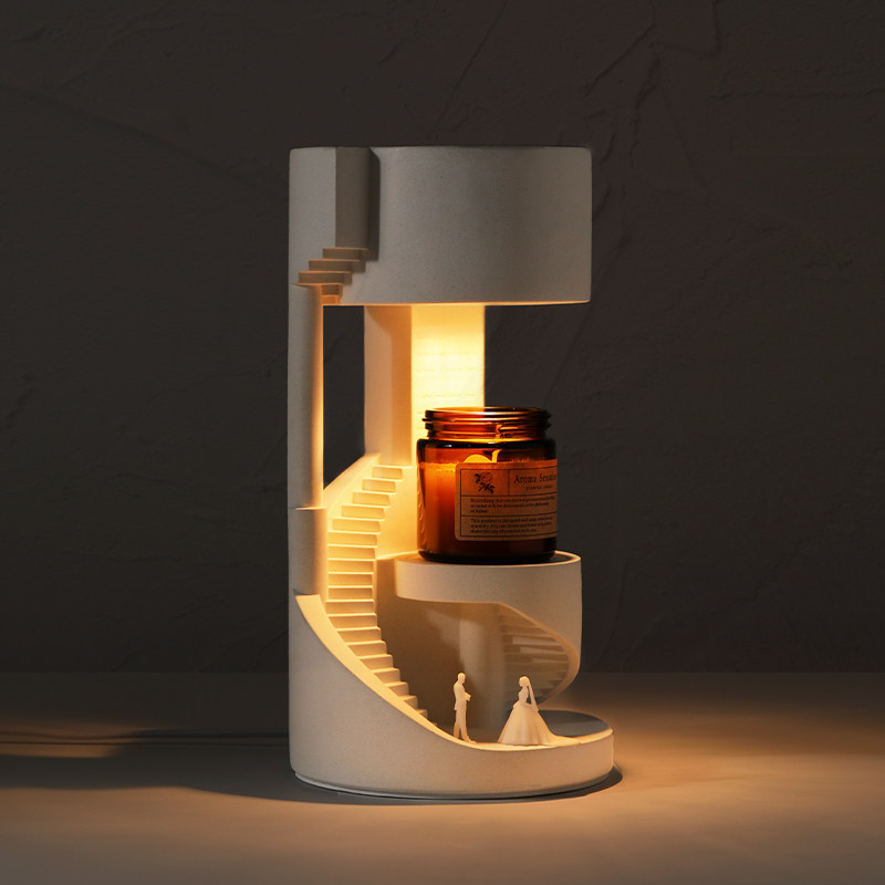 壁光里香薰融蜡灯生日礼物结婚卧室创意夜灯氛围台灯轻奢新婚