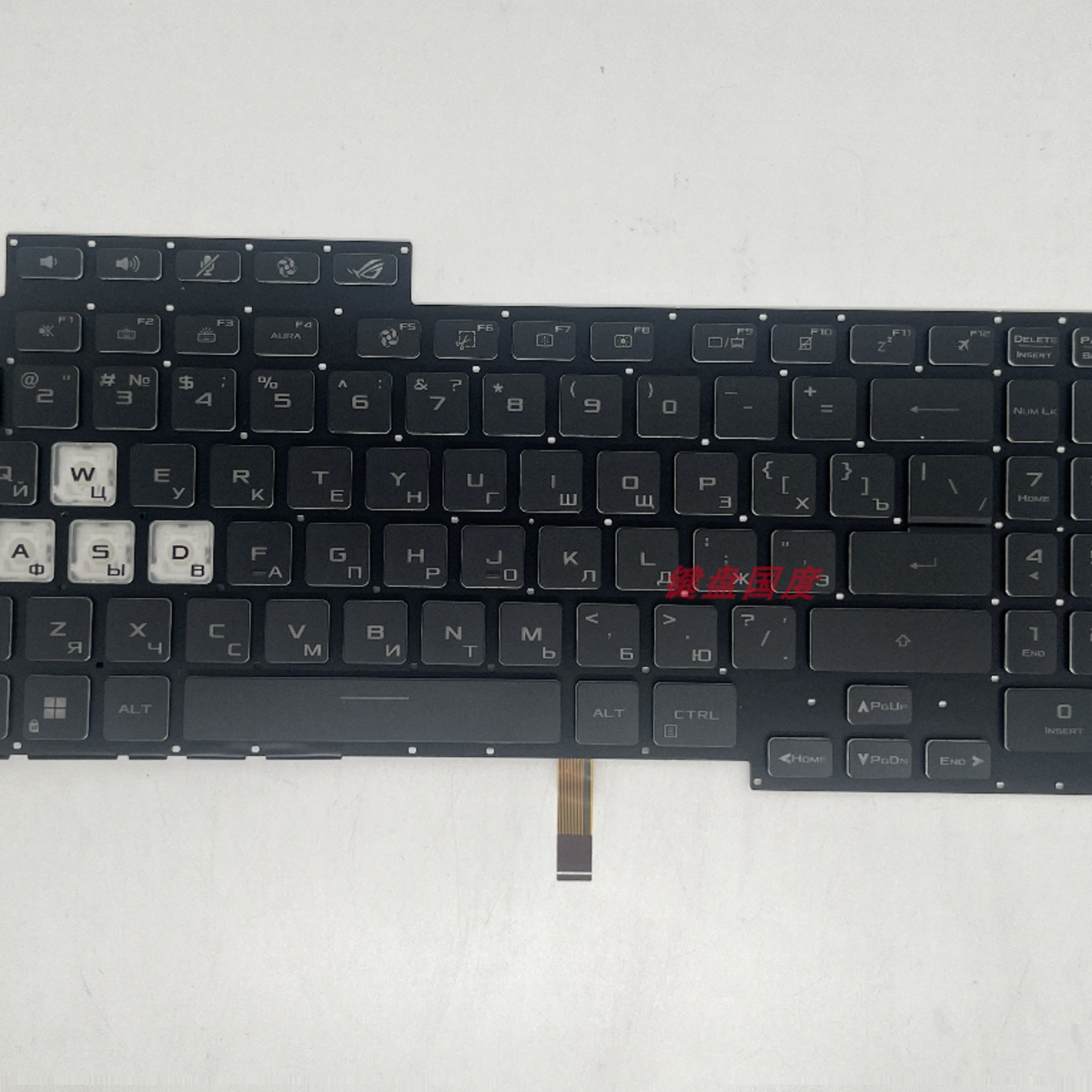 适用RU/华硕Plus魔霸5R G17 G713 G733/QY/QM枪神6/5键盘Q QE RX