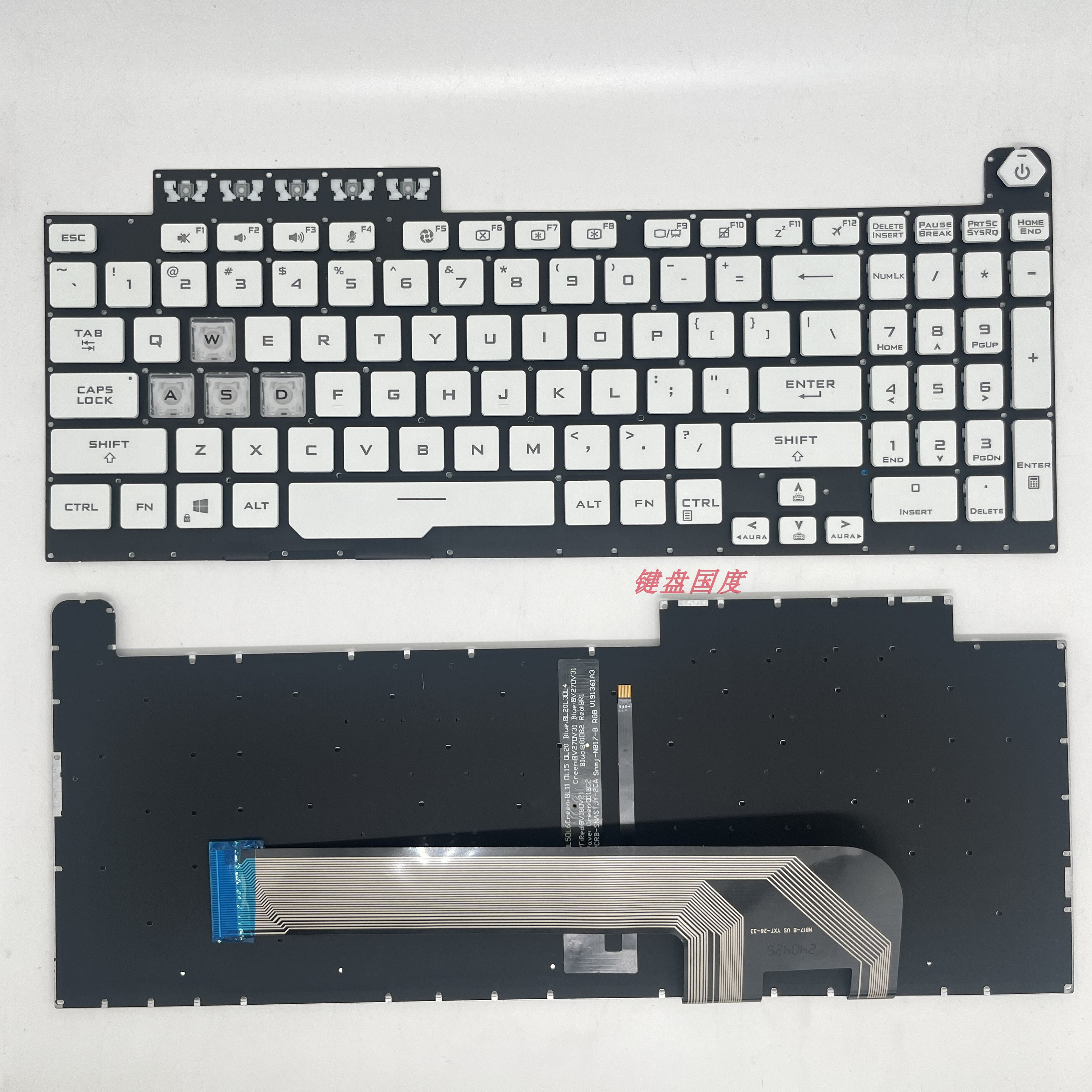 ASUS华硕天选适用1/2飞行堡垒8 FA506/H/I FX506 FX706L键盘FA706