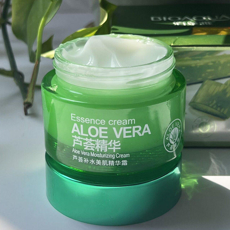 芦荟面霜女保湿补水滋润男士脸上干燥起皮秋冬季擦脸霜脸油护肤品
