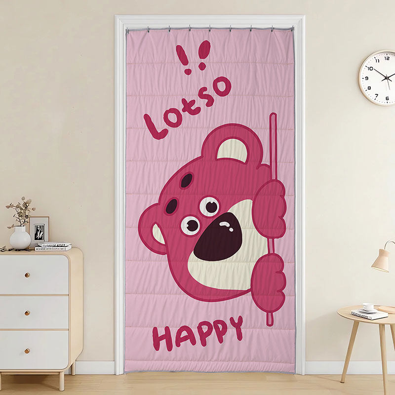 卡通防风隔音门帘卧室挡风隔断帘夹棉试衣间厨房遮挡帘过道出租房,居家布艺,门帘,淘宝优惠券,粉丝福利购,淘宝优惠卷