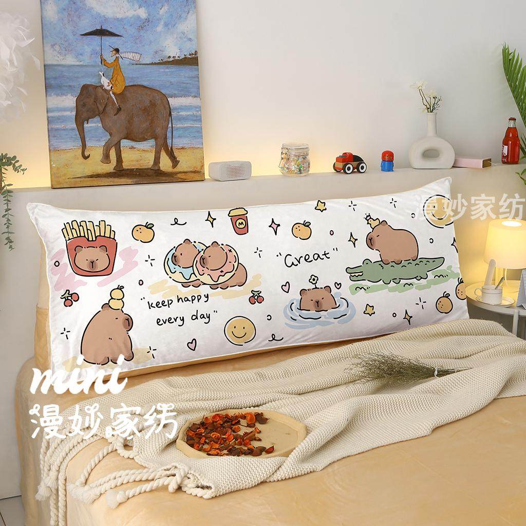 新款卡皮巴拉床头靠垫卧室软包靠背三角大靠垫护腰沙发靠背可拆洗,居家布艺,床头靠垫,淘宝优惠券,粉丝福利购,淘宝优惠卷