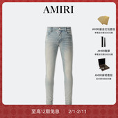 AMIRI 牛仔裤 早秋男装 混纺弹力修身