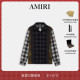 新品 AMIRI 2026早春新品 男士 拼接格纹撞色衬衫