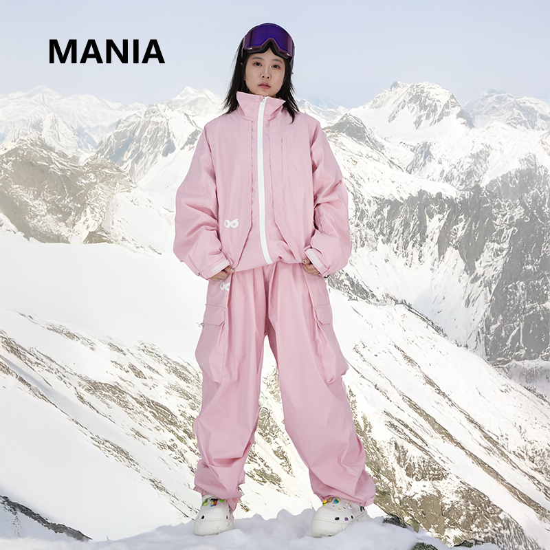 MANIA滑雪服套装女款防风防水