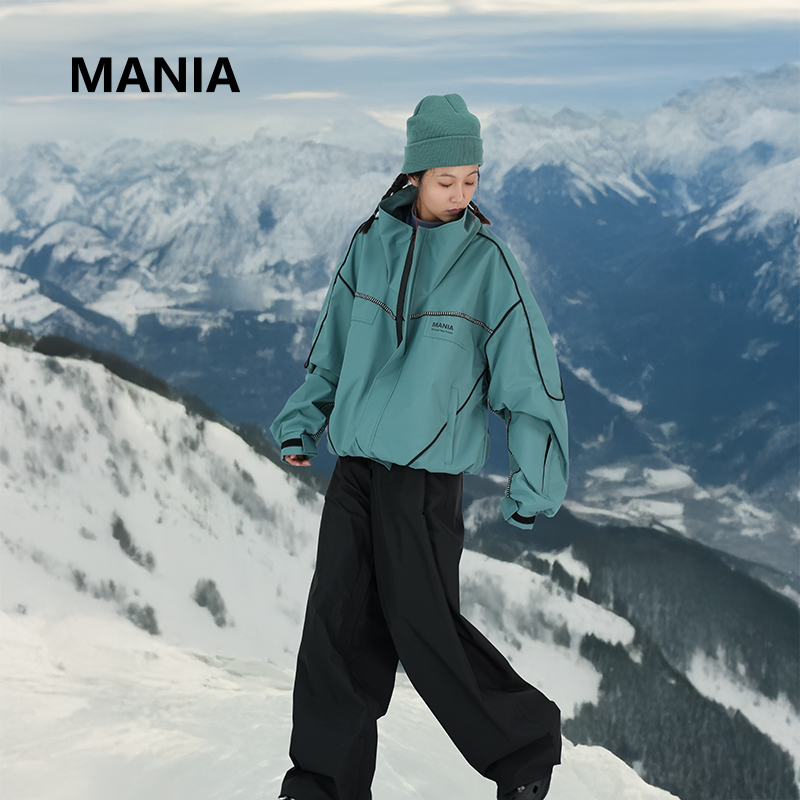 MANIA单双板防水防风滑雪衣