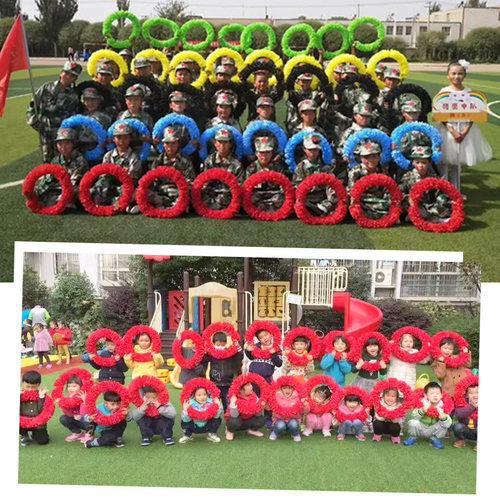 花环舞蹈手持道具运动会钢丝