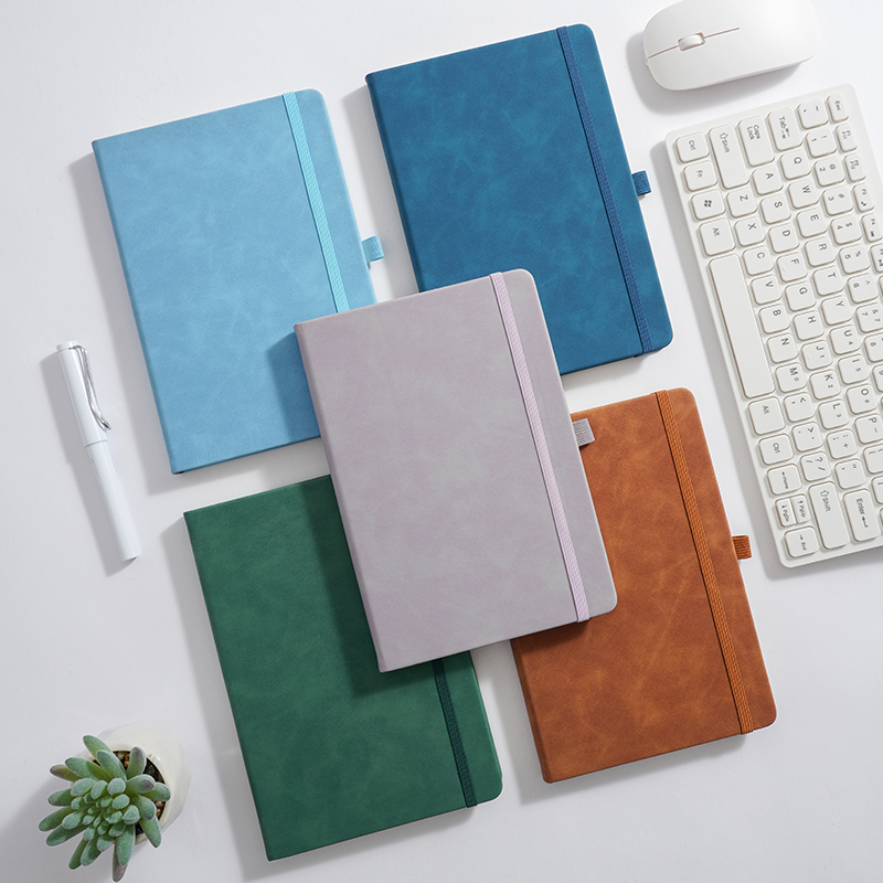 B6横线内页笔记本简约ins硬皮面