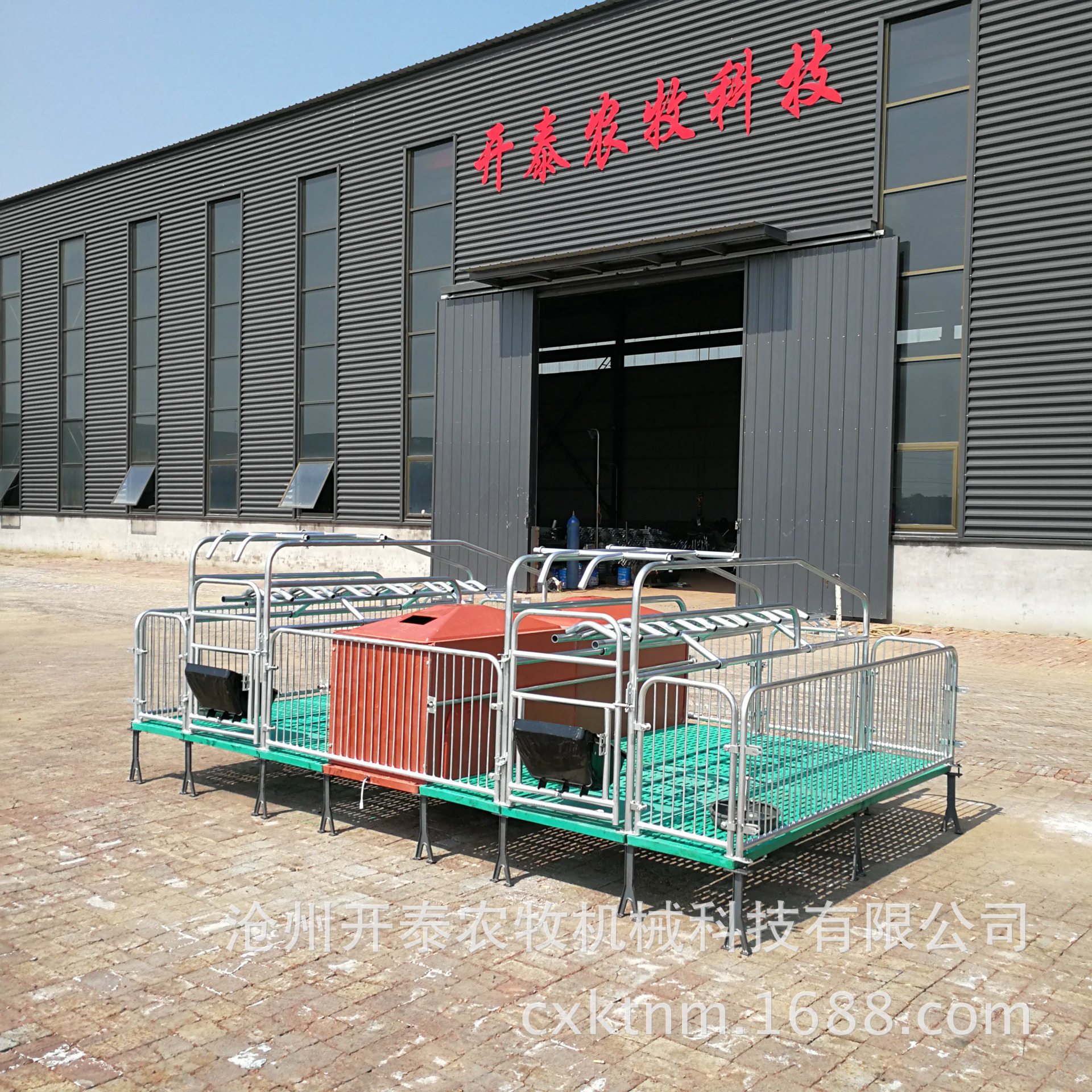 升级版母猪分娩产床现货两用型复合板产床bmc双体连体母猪分娩床