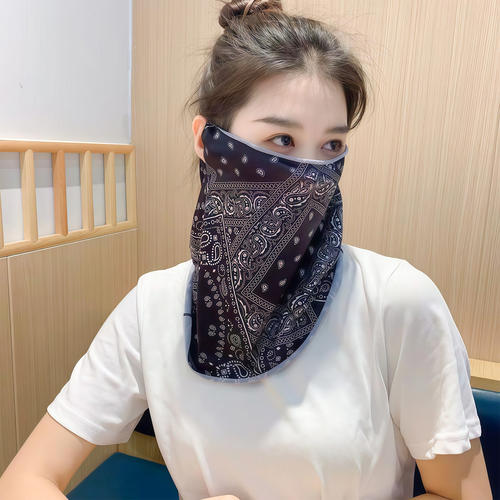 夏季防晒面纱遮阳透气女士时尚好