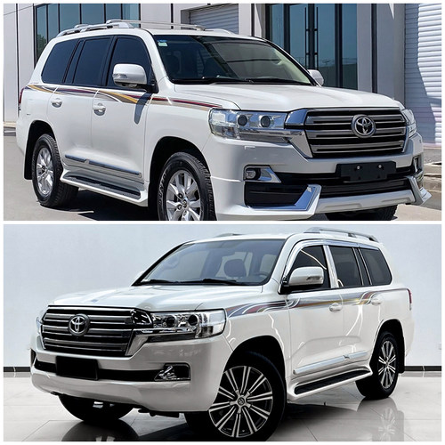 TOYOTA丰田车身彩条陆巡原厂贴纸