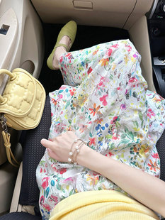 zss 24SS“花开有时”浪漫剪花工艺 镂空蕾丝鱼尾半身裙