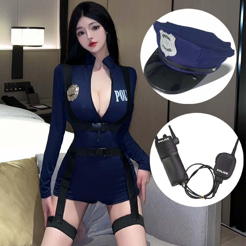 性感夜场女警cos制服套装情趣诱感空姐角色扮演服装情娶内衣床上