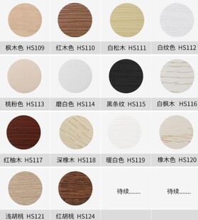 l家具柜圆型木纹纸眼贴自粘墙木纹洞孔螺丝堵孔贴纸圆遮丑盖螺帽