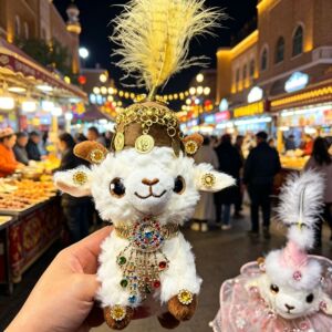 大巴扎新疆小羊公仔玩偶手工制作