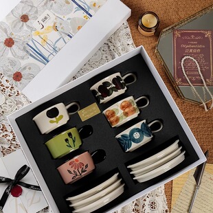 高端礼盒马克杯送礼生日乔迁结婚对杯精致婚庆盒子情人节咖啡杯