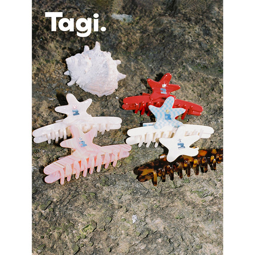 Tagi.《塔皮星》钻石鲨鱼夹发抓