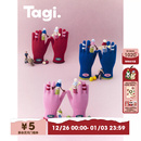 保暖可爱针织可触屏分指手套秋冬保暖便携 游戏 Tagi. 换装
