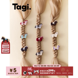 Tagi.《小马Magi》可爱创意醋酸镶钻发夹刘海夹边夹发卡发饰