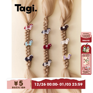 Tagi. 可爱创意醋酸镶钻发夹刘海夹边夹发卡发饰 小马Magi