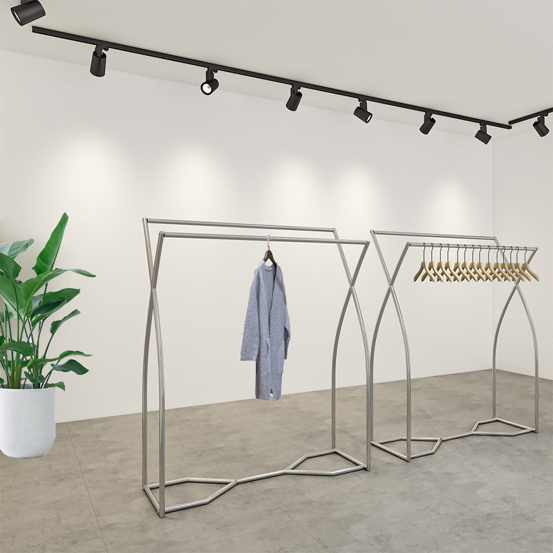 服装展示架双排双杆简约